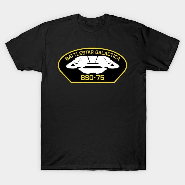 Battlestar Galactica Patch T-Shirt by PopCultureShirts